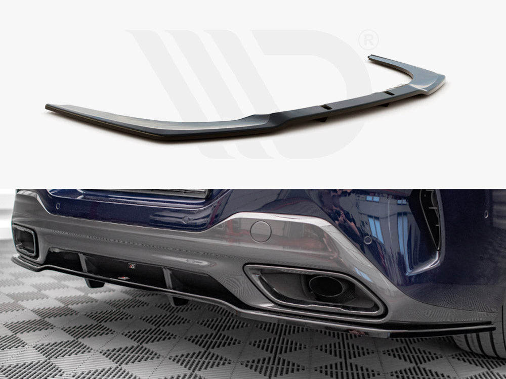 Central Rear Splitter (Vertical Bars) BMW 8 Gran Coupe M-Pack G16