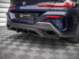 Central Rear Splitter (Vertical Bars) compatible with BMW 8 Gran Coupe M-Pack G16