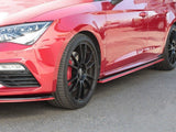 Side Skirts Diffusers V.3 Seat Leon Mk3 Cupra / FR Facelift