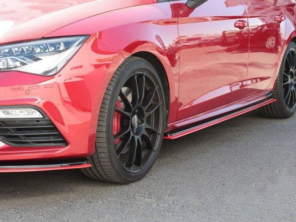 Side Skirts Diffusers V.3 Seat Leon Mk3 Cupra / FR Facelift
