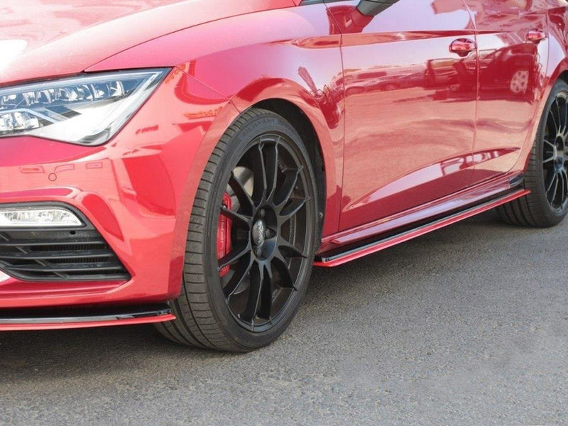 Side Skirts Diffusers V.3 Seat Leon Mk3 Cupra / FR Facelift