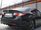 Rear Side Splitters compatible with Honda Accord Mk8 (Cu-series) Pre-facelift Sedan (2008-2011) - Carbon Look