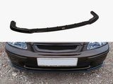 Front Splitter compatible with Honda Civic Mk6 EJ9 (1996-1997) - Carbon Look