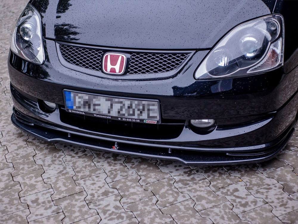 Front Splitter V.1 compatible with Honda Civic EP3 (Mk7) Type-r/s Facelift (2004-2006)