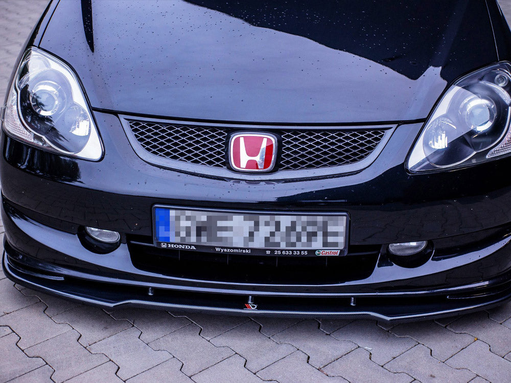 Front Splitter V.1 compatible with Honda Civic EP3 (Mk7) Type-r/s Facelift (2004-2006)