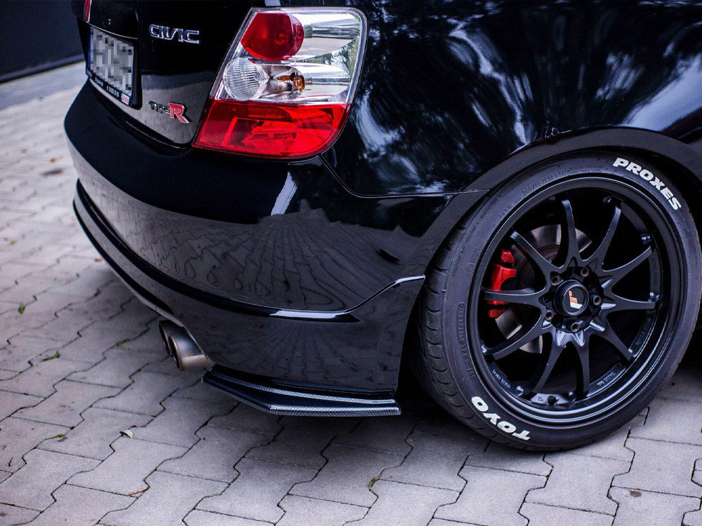 Rear Side Splitters compatible with Honda Civic EP3 (Mk7) Type-r/s Facelift (2004-2006)