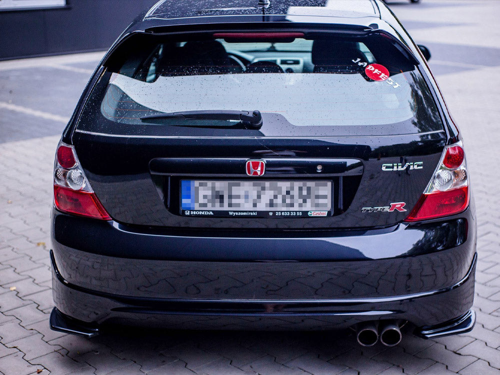 Rear Side Splitters compatible with Honda Civic EP3 (Mk7) Type-r/s Facelift (2004-2006)