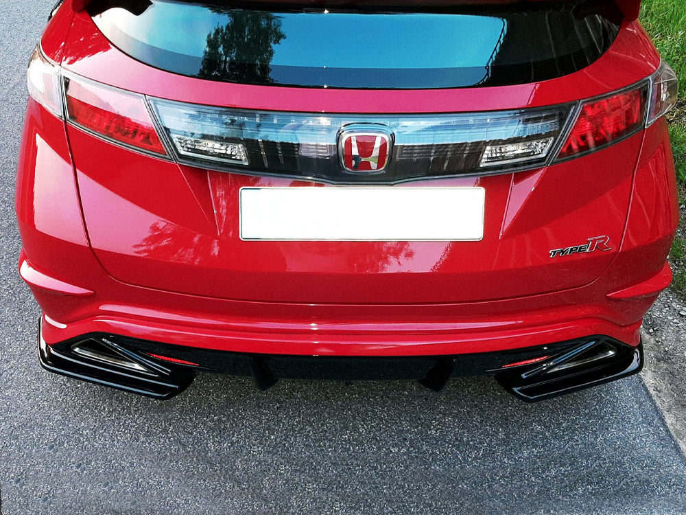 Rear Side Splitters compatible with Honda Civic VIII Type-R GP (2007-2010)
