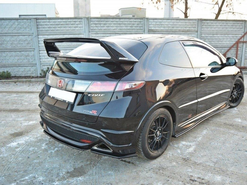 Rear Side Splitters compatible with Honda Civic VIII Type S/R