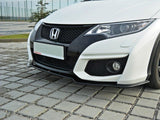 Front Splitter compatible with Honda Civic Mk9 Facelift