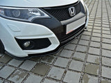 Front Splitter compatible with Honda Civic Mk9 Facelift