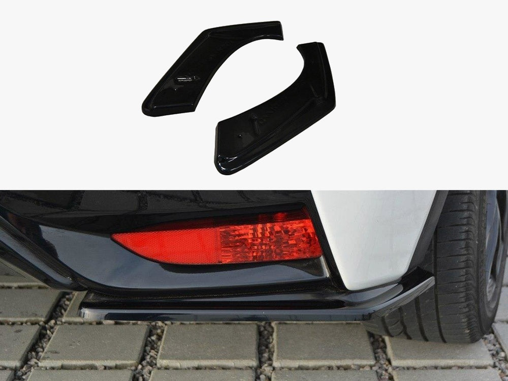 Rear Side Splitters compatible with Honda Civic Mk9 Facelift