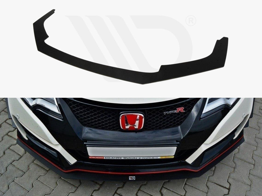 MAXTON DESIGN Front Racing Splitter V.1 Honda Civic IX Type R (2015-2017)