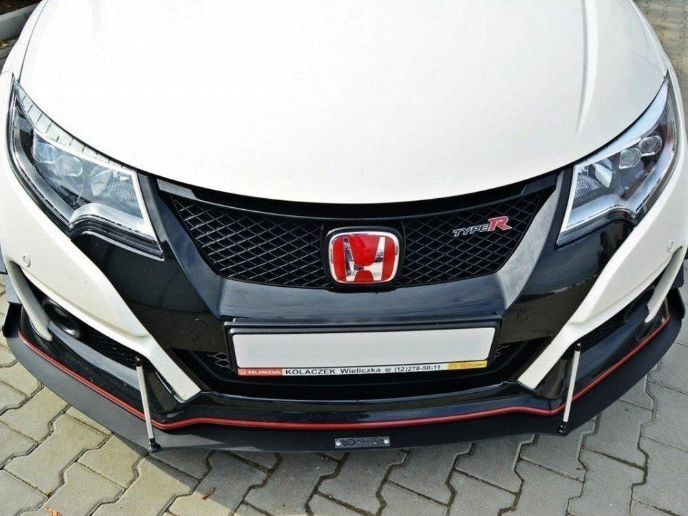 MAXTON DESIGN Front Racing Splitter V.2 Honda Civic IX Type R (2015-2017)