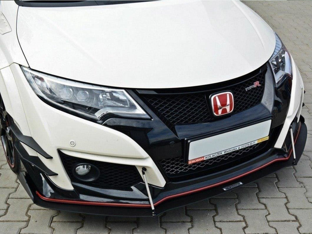 MAXTON DESIGN Front Racing Splitter V.2 Honda Civic IX Type R (2015-2017)