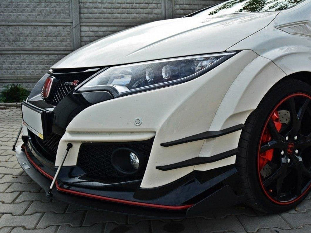 MAXTON DESIGN Front Racing Splitter V.2 Honda Civic IX Type R (2015-2017)