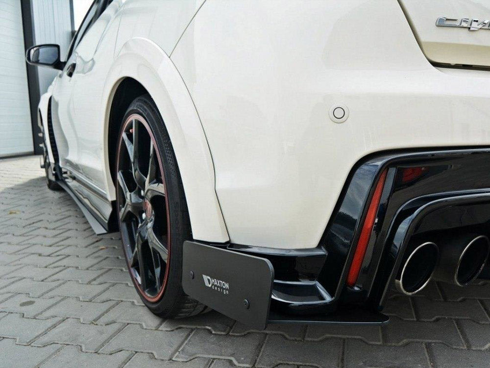 Racing Rear Side Splitters compatible with Honda Civic IX Type R