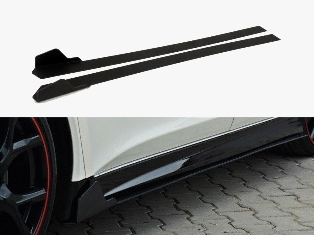 Racing Side Skirts Diffusers compatible with Honda Civic IX Type R