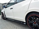 Racing Side Skirts Diffusers compatible with Honda Civic IX Type R