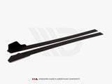 Racing Side Skirts Diffusers compatible with Honda Civic IX Type R