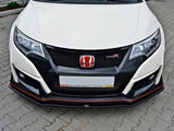 Front Splitter V.1 compatible with Honda Civic IX Type R