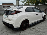Rear Side Splitters compatible with Honda Civic IX Type R