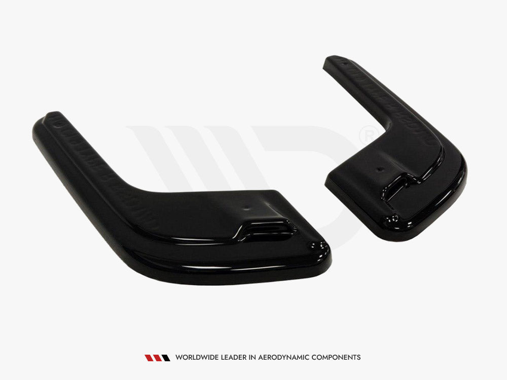 Rear Side Splitters compatible with Honda Civic IX Type R (2015-2017) - Carbon Look