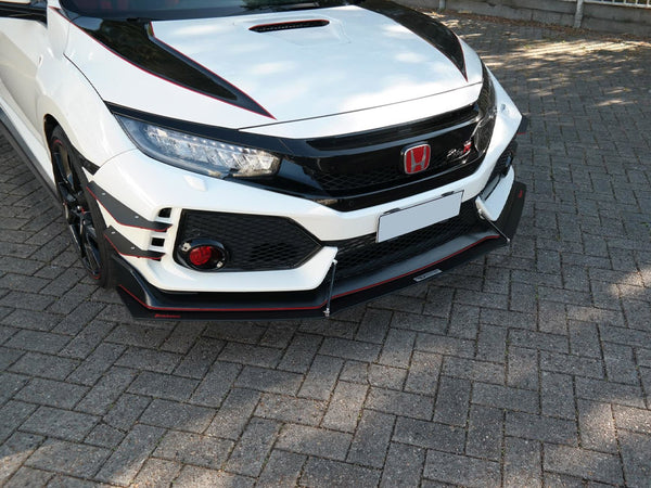 MAXTON DESIGN Front Racing Splitter V.1 Honda Civic MK10 Type-r (2017-UP)