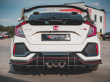 Maxton Racing Rear Valance V2 Honda Civic X Type R (2017-)