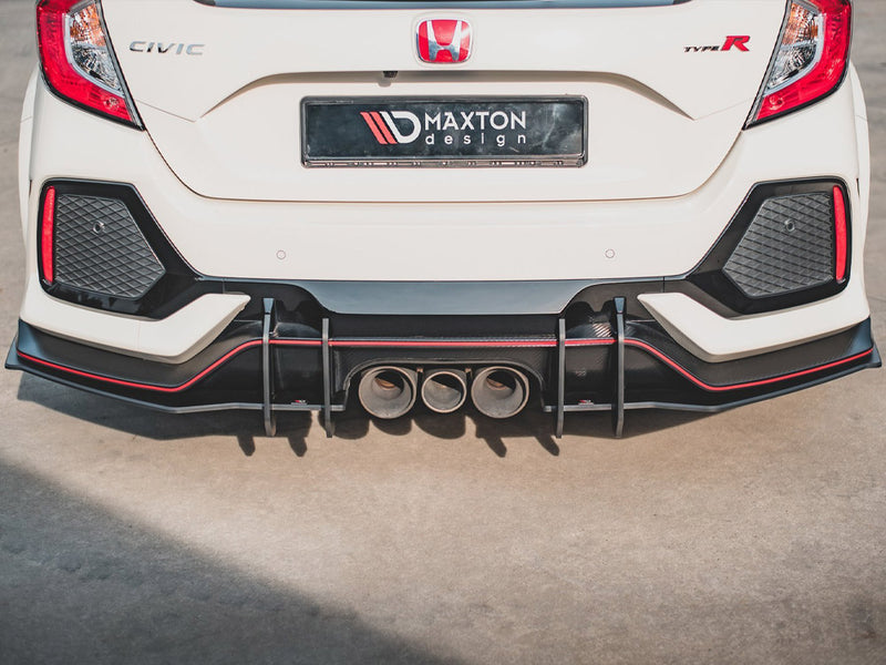 Maxton Racing Rear Valance V2 Honda Civic X Type R (2017-)