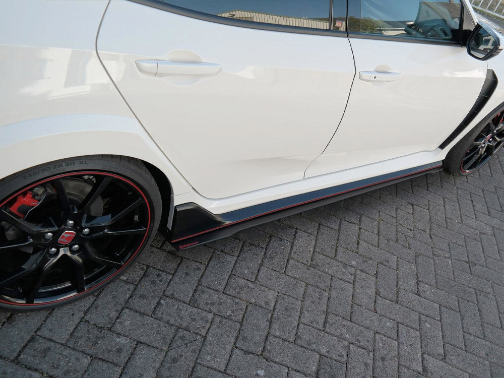 Racing Side Skirts Splitters Honda Civic MK10 Type-r (2017-UP)