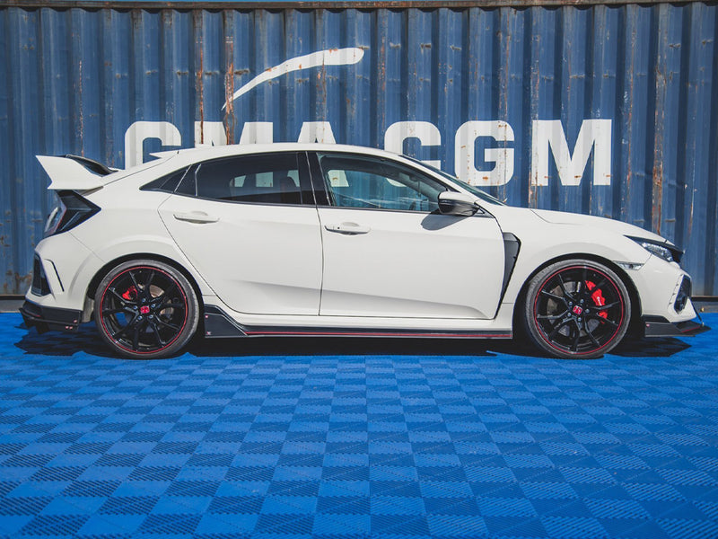 Maxton Racing Side Skirts Diffusers Honda Civic X Type-r (2017 - UP)