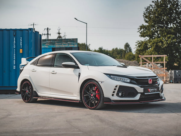 Maxton Racing Side Skirts Diffusers V2 Honda Civic X Type-r (2017-)