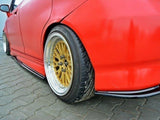 Side Skirts Diffusers compatible with Honda JAZZ Mk1 (Mugen Styling Kit) - Carbon Look