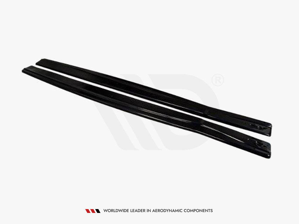 Side Skirts Diffusers compatible with Honda JAZZ Mk1 (Mugen Styling Kit) - Carbon Look