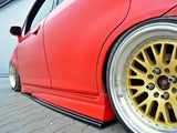 Side Skirts Diffusers compatible with Honda JAZZ Mk1 (Mugen Styling Kit) - Carbon Look