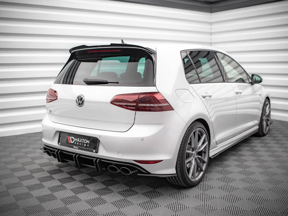 Street PRO Rear Diffuser compatible with VW Golf R Mk7 (2013-2016)