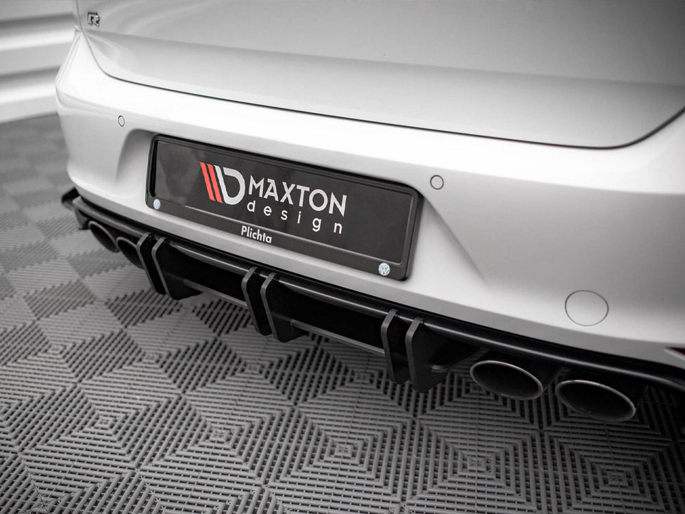 Street PRO Rear Diffuser compatible with VW Golf R Mk7 (2013-2016)