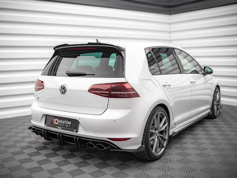 Street PRO Rear Side Splitters (+flaps) VW Golf R MK7 (2013-2016)