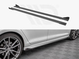 Street PRO Side Skirts Diffusers (+flaps) VW Golf R MK7 (2013-2016)