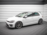 Street PRO Side Skirts Diffusers compatible with VW Golf R Mk7