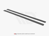 Street PRO Side Skirts Diffusers compatible with VW Golf R Mk7