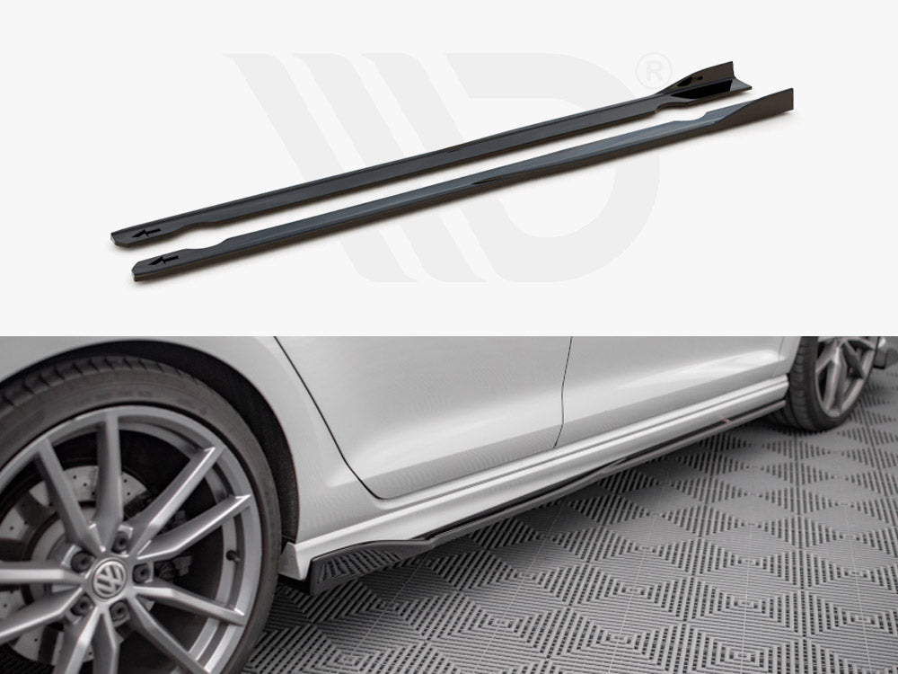 Side Skirts Diffusers V.2 VW Golf R MK7 (2013-2016)