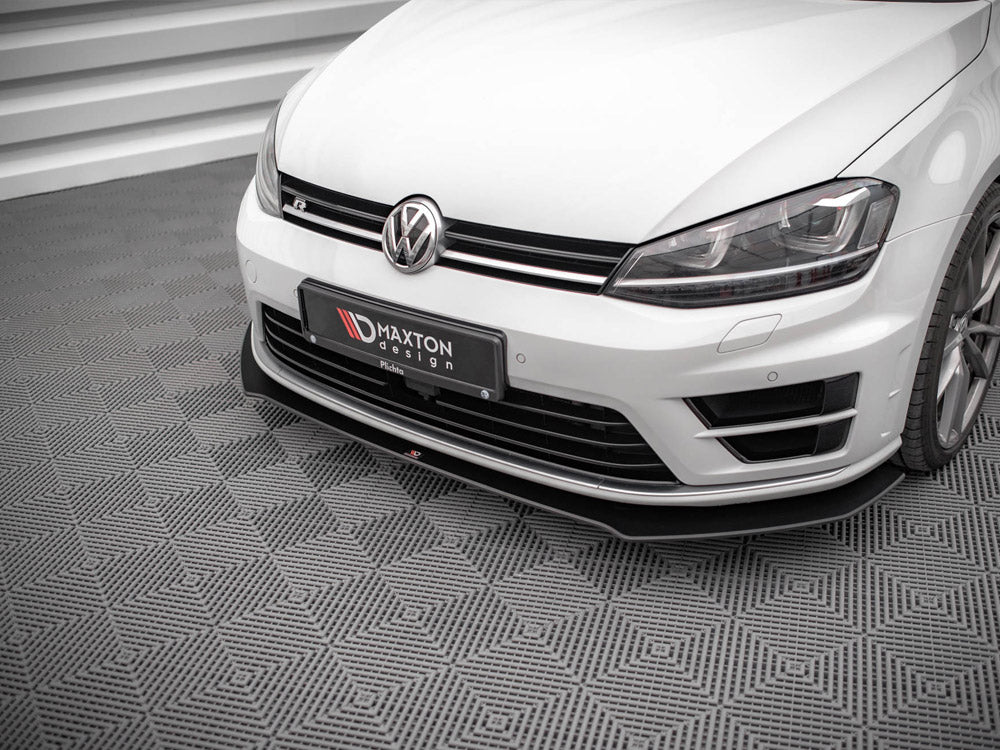 Street PRO Front Splitter V.1 compatible with VW Golf R Mk7