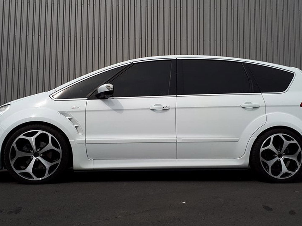 Side Skirts Splitters compatible with Ford S-max Titanium Facelift (2010-2015)