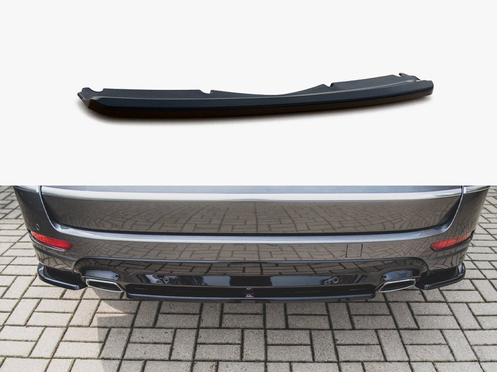 Central Rear Splitter compatible with Ford S-Max Vignale Mk2 Facelift (2019-)