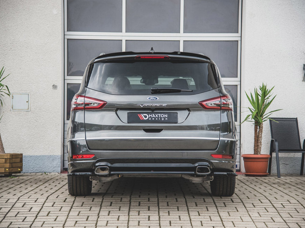 Central Rear Splitter compatible with Ford S-Max Vignale Mk2 Facelift (2019-)