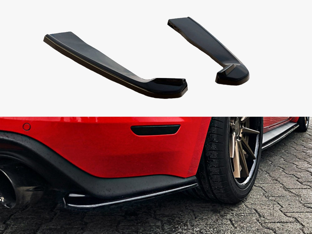Rear Side Splitters compatible with Ford Mustang Mk6 Facelift (2017-)