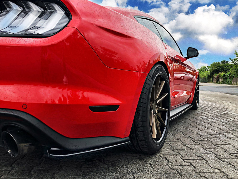 Rear Side Splitters compatible with Ford Mustang Mk6 Facelift (2017-)