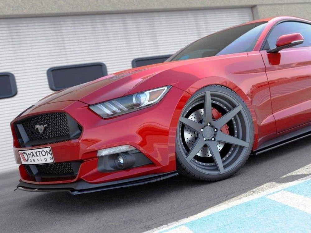 Front Splitter V.1 compatible with Ford Mustang Mk6 (2014-17)